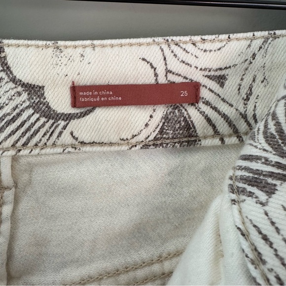 ANTHROPOLOGIE PILCRO FLORAL PRINTED JEAN SHORTS SIZE 25 - Picture 5 of 9